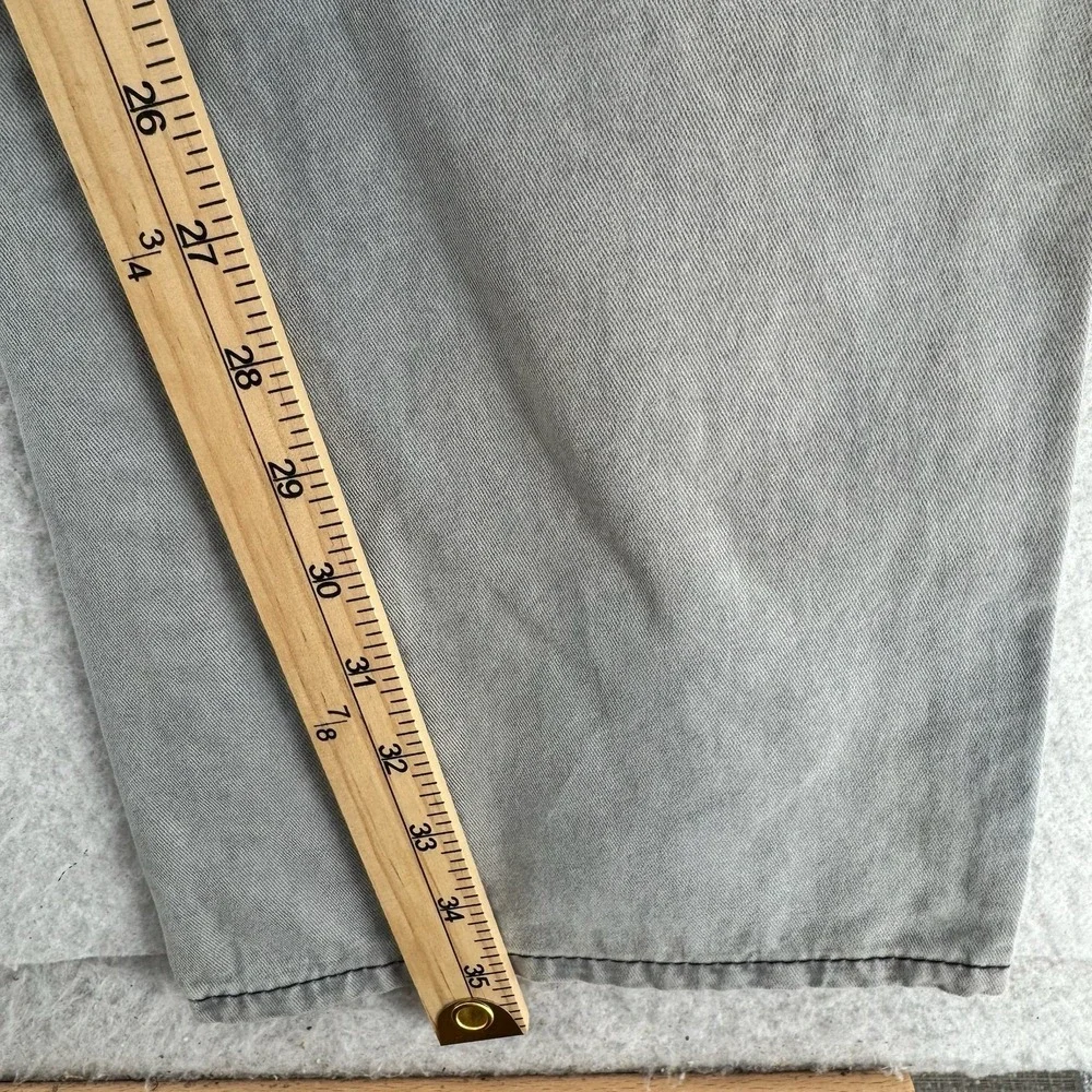 True Religion Jeans Mens 32 Gray Straight Rising Smoke Flap Pockets Distress NWT